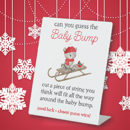 Expositor En L Podemos esperar antes Baby Shower