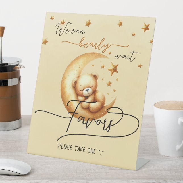 Expositor En L Podemos Esperar Esperando Bear Los Favores De Baby (In Situ)