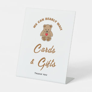 Expositor En L Podemos Esperar Las Tarjetas Baby Shower Y El Rótu