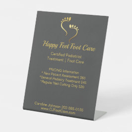 Expositor En L Podiatrista chiropodista Pedicure Foot Care Busine