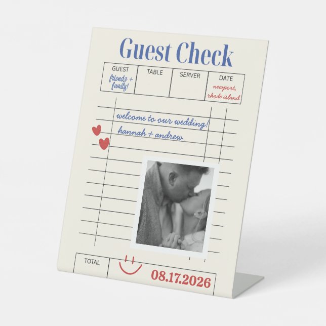 Expositor En L POLAROID Guest Check  (Anverso)