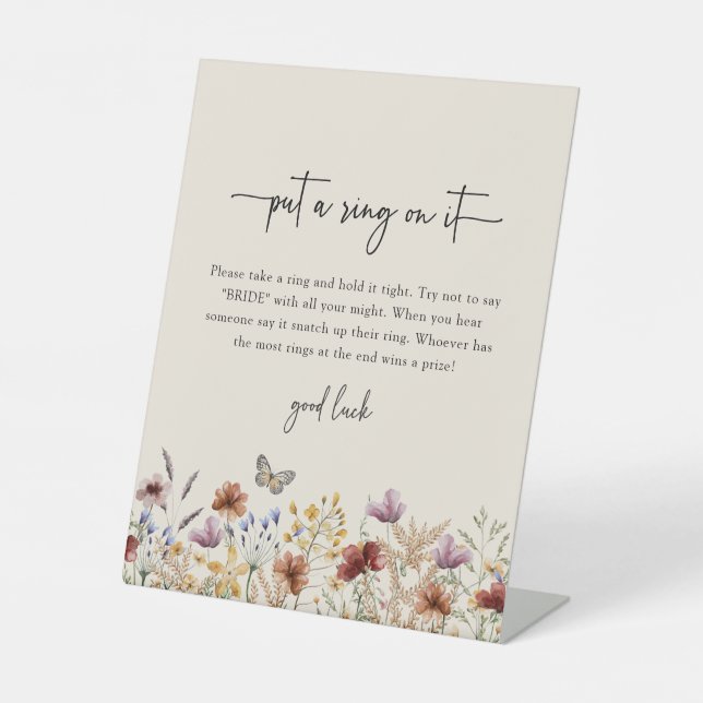 Expositor En L Poner Un Anillo Sobre Él (Anverso)