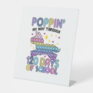 Expositor En L Poppin' 120 Days Of School Unicorn Pop It Happy 12