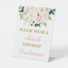 Expositor En L Por favor, lleve una máscara