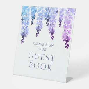 Expositor En L Por Favor, Rótulo Nuestro Boda De Escritura Floral
