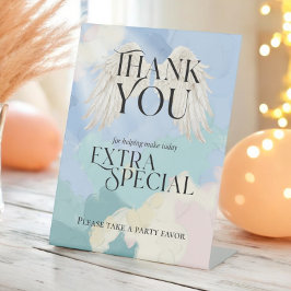 Expositor En L "Por Favor, Toma Uno" Cielo Envió Un Favor Del Par