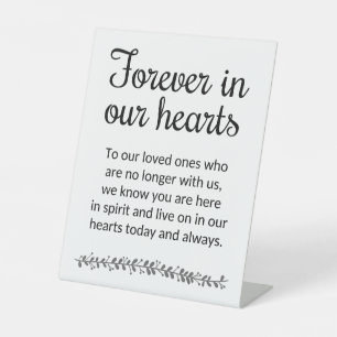 Expositor En L Por Siempre En Nuestro Corazón Boda Memorial
