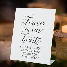 Por Siempre En Nuestro Corazón Boda Memorial