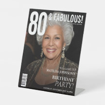 Portada de revista 80 fabuloso cumpleaños 80