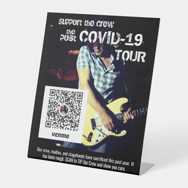 Expositor En L Post Covid Concert Tour Band Venmo (Anverso)