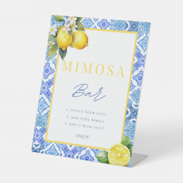 Expositor En L Poster de Rótulo Mimosa Mimosa