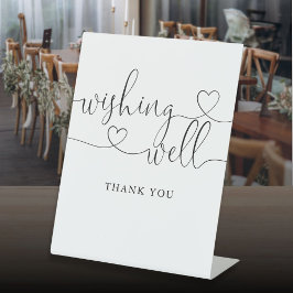 Expositor En L Pozo de Deseos de Letra de Corazón Moderno Elegant