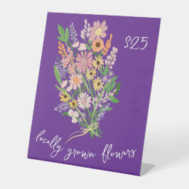 Expositor En L Precio de flores pintadas a mano por florista en m