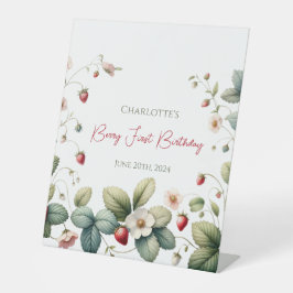 Expositor En L Primer cumpleaños de personalizado Berry