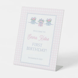 Expositor En L Primer Signo de Bienvenida de Cumpleaños - Cada dí