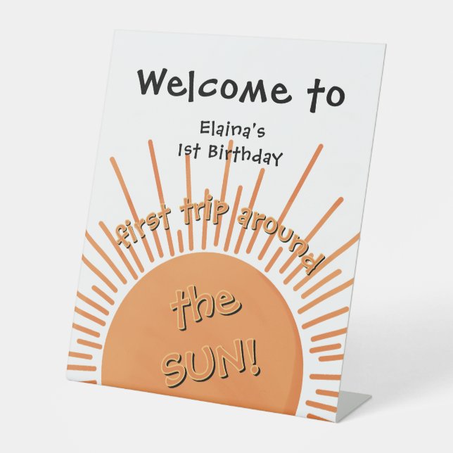 Expositor En L Primer viaje alrededor del domingo 1° cumpleaños B (Anverso)