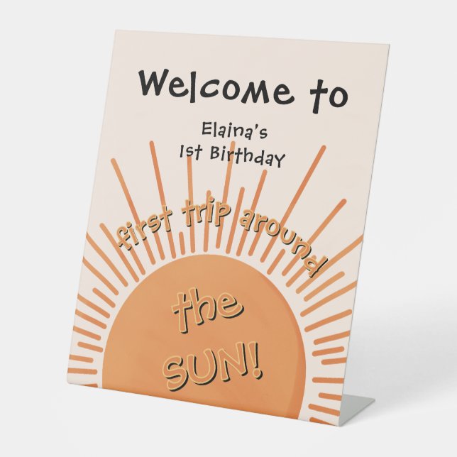 Expositor En L Primer viaje alrededor del domingo 1° cumpleaños B (Anverso)