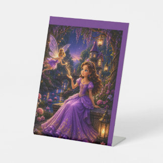 Expositor En L Princesa encantada y castillo de jardín de hadas f