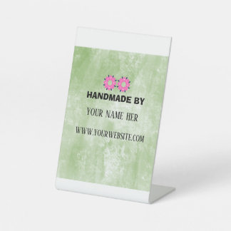 Expositor En L Producto Hecho a Mano Floral Vintage Dorado Negoci