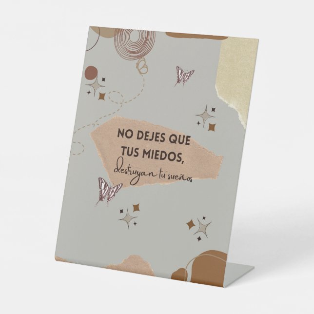 Expositor en L Profesional para Promociones y Seña (Anverso)