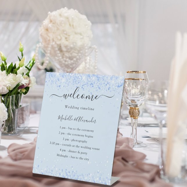 Expositor En L Programa de boda azul para bebés (Subido por el creador)