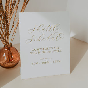 Expositor En L Programa de lanzadera elegante de Boda de guiones 