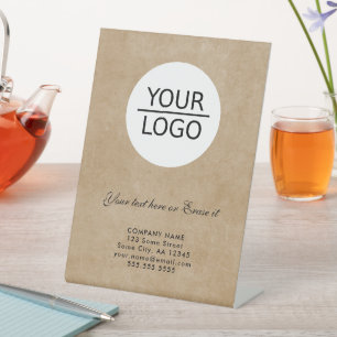 Expositor En L Promoción de compañía de texto para Personalizado 