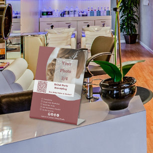 Expositor En L Promoción Hair Salon Bridal Party Hairstyling