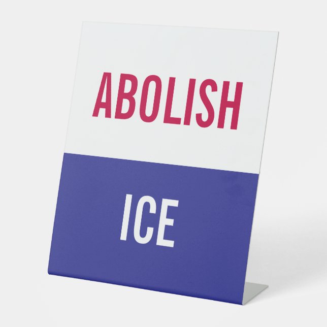 Expositor En L Protesta personalizada anti ICE (Anverso)