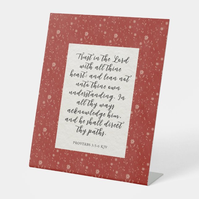 Expositor En L Proverbios 3:5-6 KJV Biblia Verse imagen (Anverso)