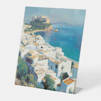 Expositor En L Pueblo costero español 