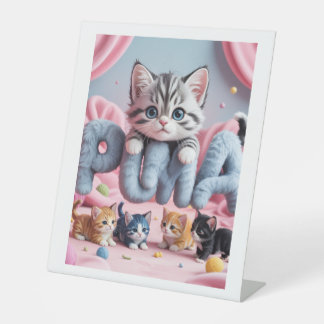 Expositor En L Puma Paws | Arte fantástico de gatitos lindos
