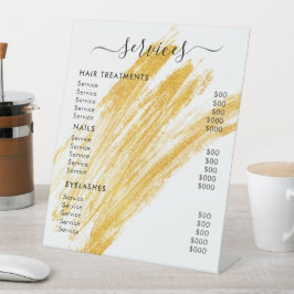 Expositor En L Purpurina elegante moderno de olas