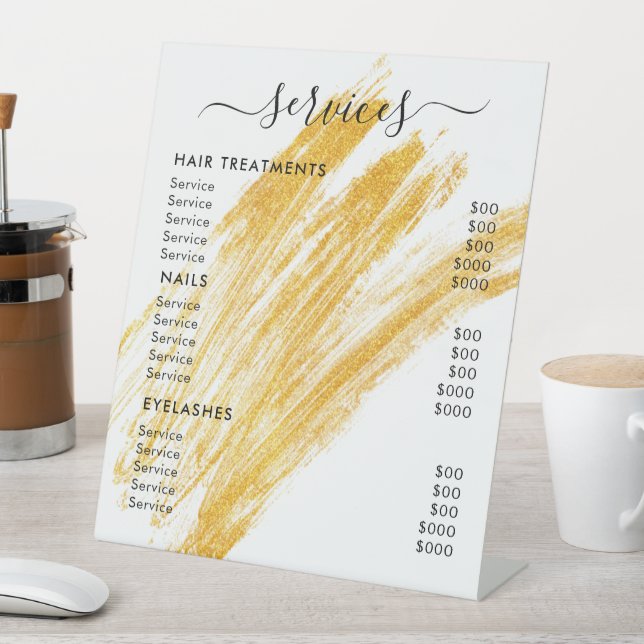 Expositor En L Purpurina elegante moderno de olas (In Situ)