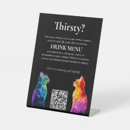 Expositor En L 🌈 QR Code Drink Purrfectly Yours: A Rainbow Love 