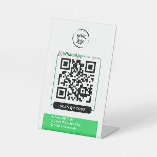 Expositor En L QR Code WhatsApp Business