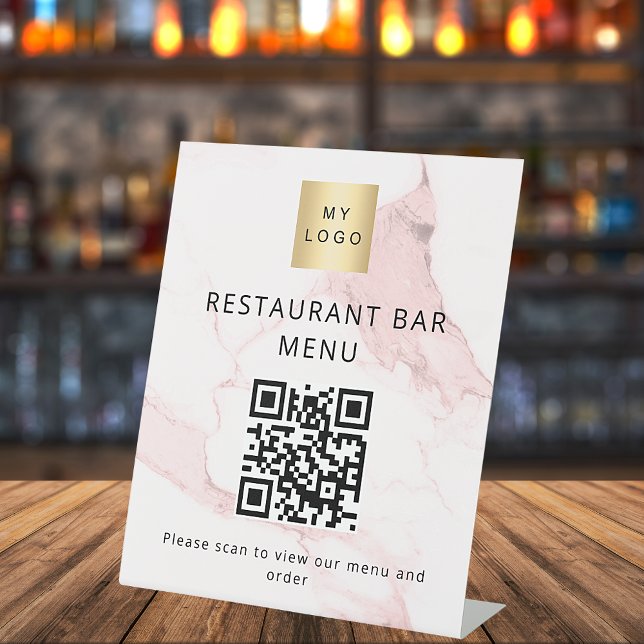Expositor En L QR código restaurante bar cafetería menú de escane (Subido por el creador)