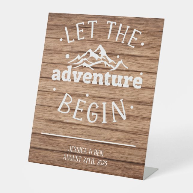 Expositor En L Que la aventura comience Personalizado (Anverso)