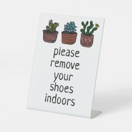 Expositor En L Quita Tus Zapatos PERSONALIZADO Cactus Lindos