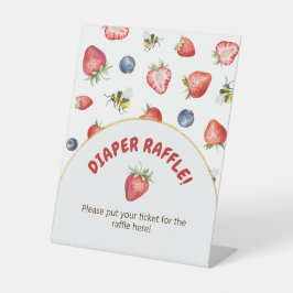 Expositor En L Raffle Baby Shower Diaper Berry Sweet