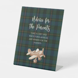 Expositor En L Ralph Lauren Inspired Baby Shower Advice Sign