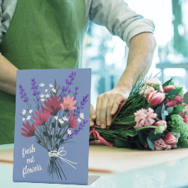 Expositor En L Ramo de flores silvestres de floristería del merca
