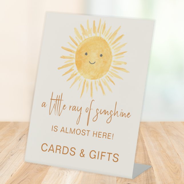 Expositor En L Ray De Tarjetas Sunshine Y Baby Shower De Regalos (Subido por el creador)