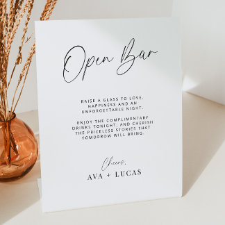 Expositor En L Recepción de boda minimalista Bar abierto moderno