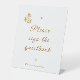 Expositor En L Recepción de matrimonio Sepia Virgin Mary