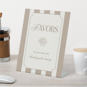 Expositor En L Recuerdos de Conchas Marinas y Campanas de Boda