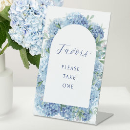 Expositor En L Recuerdos de Hortensias Azules