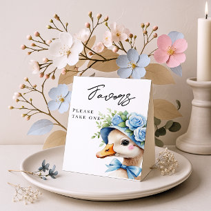Expositor En L Recuerdos para baby shower de Un Niño Ganso Tonto