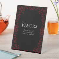 Red & Black Swirl Gothic Boda