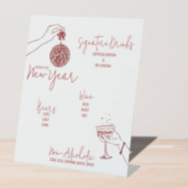 Expositor En L Red Doodle new years fiesta Bar